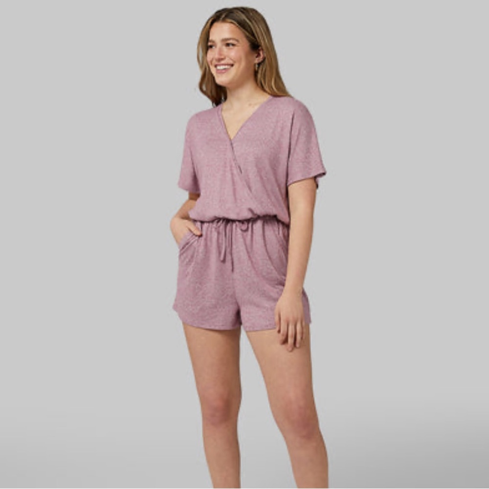 32 Degrees Women’s Pink Romper